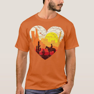 Cowboy Western Ridderpaard Roosterland Ro T-shirt