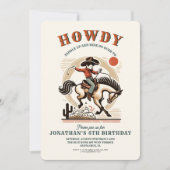  Cowboy Western Verjaardag Kaart (Voorkant)