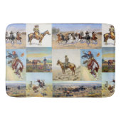 Cowboy Westerne Kunst Populair Badmat (Voorkant)