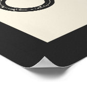 Cowboy Westerne Typografie Wall Art Ranch Cabin Poster (Hoek)