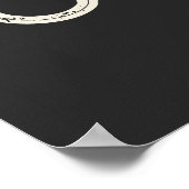 Cowboy Westerne Typografie Wall Art Ranch Cabin Poster (Hoek)