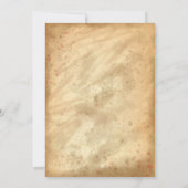 Cowboy Westerne uitnodiging van de Dag / Gezocht P (Achterkant)