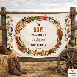 Cowboy Wild West Rodeo Ranch   Rustieke Westerse B Spandoek