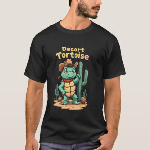 Cowboy Woestijnschildpad - Grappige Cowboy Schildp T-shirt
