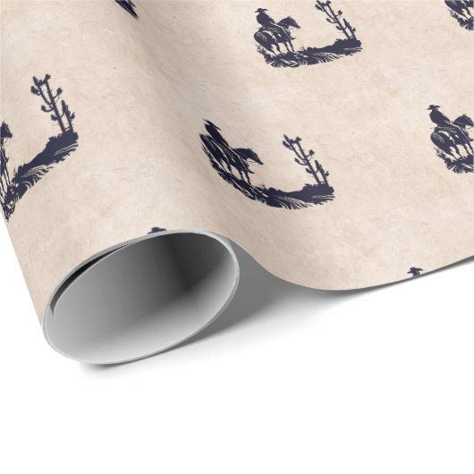 Cowboy wrapping Paper Cadeaupapier (Rol Hoek)