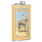 Cowboy (zijdelings Uitzicht) Arizona Heupfles (Rechts)