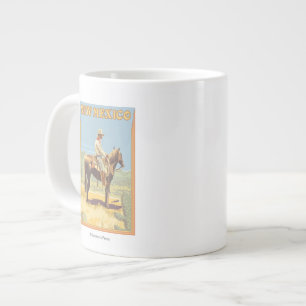 Cowboy (zijdelings Uitzicht) Nieuw Mexico Jumbo Mok