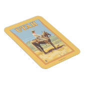 Cowboy (zijdelings Uitzicht)Utah Magneet (Rechterzijde)