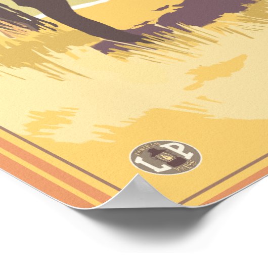 Cowboy (zijdelings Uitzicht)Utah Poster (Hoek)