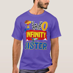 Cowboy zuster Twee Infinity en daarna Birthday Dec T-shirt