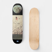 Cowboyanapolis 500 Space Race Wooden Ticket Skateboard (Voorkant)