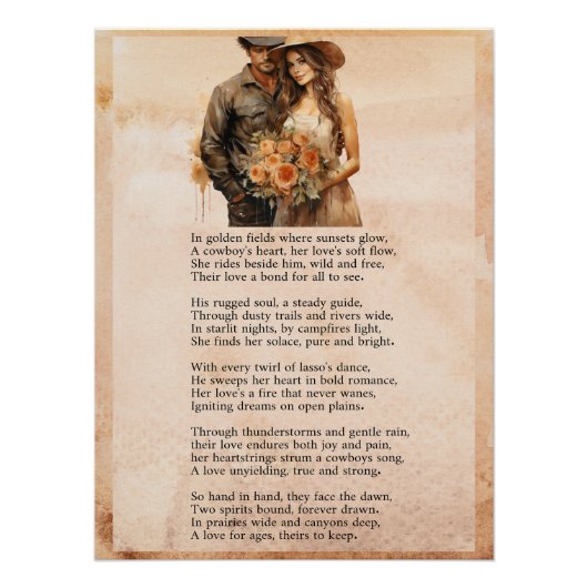 Cowboydroom Perfect Poster (Voorkant)