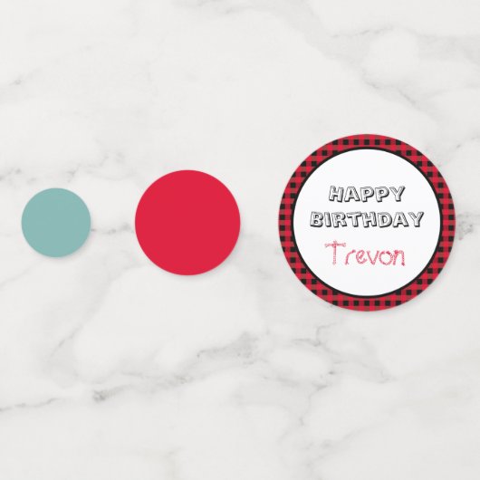 Cowboyfeest Confetti (Achterkanten)