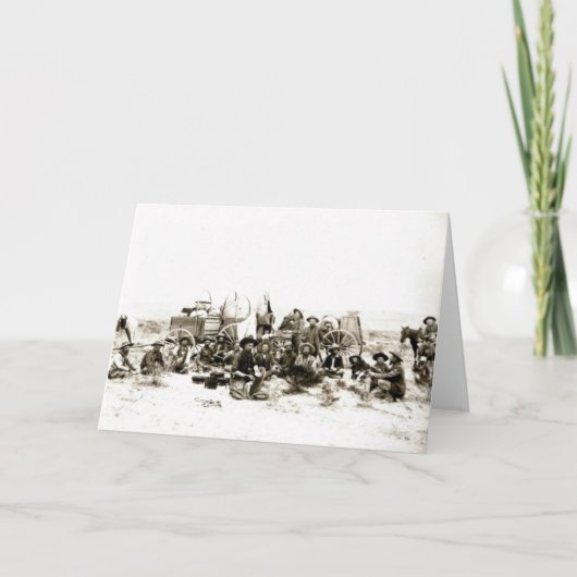 cowboykamp kaart (Voorkant)