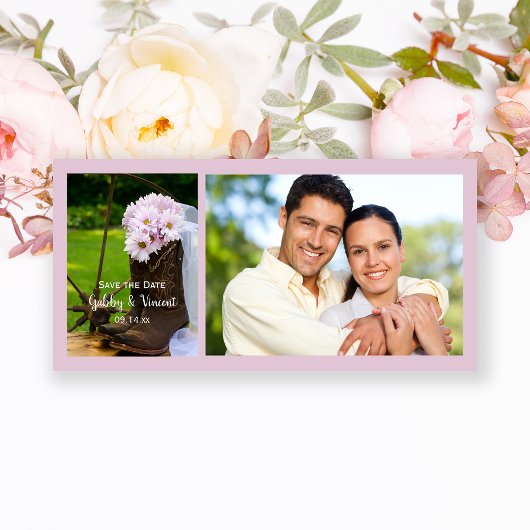 Cowboylaarzen Bruiloft Rustic Daisies Save the Dat Save The Date