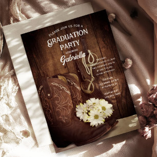 Cowboylaarzen en madeliefjes Western afstudeerfees Kaart