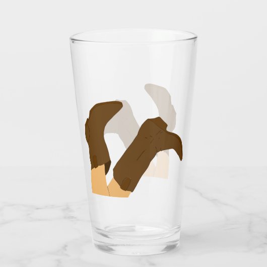 Cowboylaarzen Glas (Achterkant)
