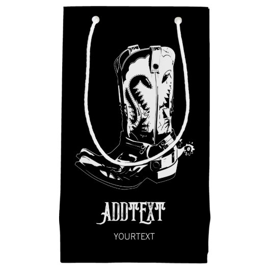 Cowboylaarzen Klein Cadeauzakje (Voorkant)