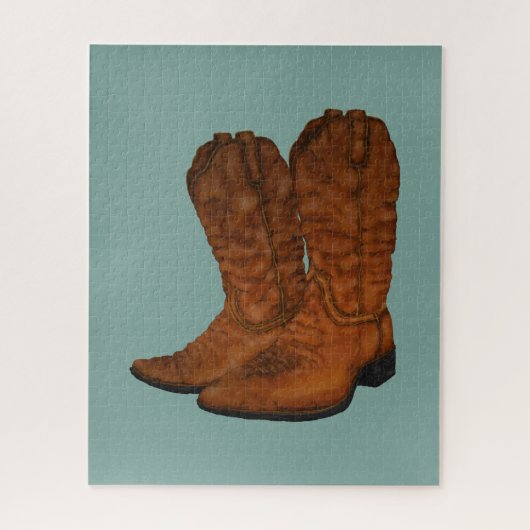 cowboylaarzen legpuzzel (Verticaal)