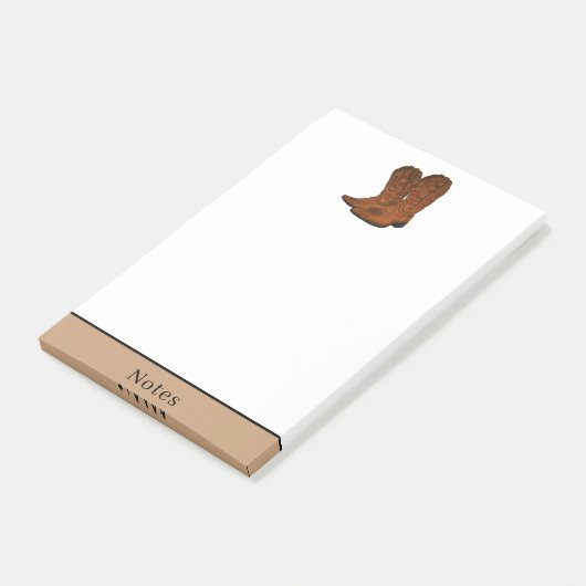  cowboylaarzen post-it® notes (Schuin)
