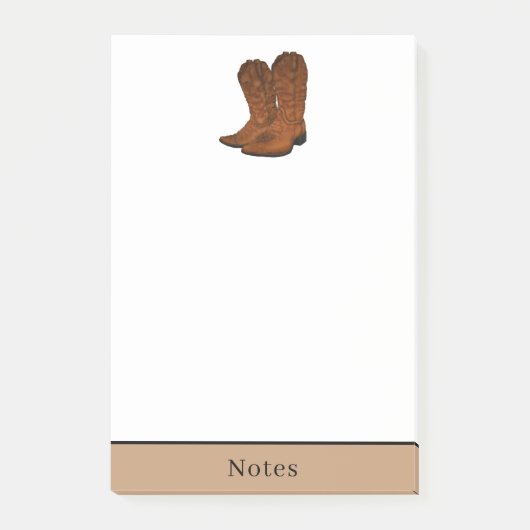  cowboylaarzen post-it® notes (Voorkant)