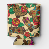 Cowboylaarzen & Rozen:  design. Blikjeskoeler (Voorkant)