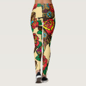 Cowboylaarzen & Rozen:  design. Leggings (Achterkant)