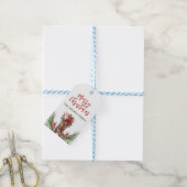 Cowboylaarzen Vrolijk kerstcadeau Labels Cadeaulabel (Met Touw)