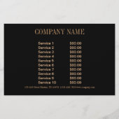 cowboylaarzen westerne mode flyer (Achterkant)