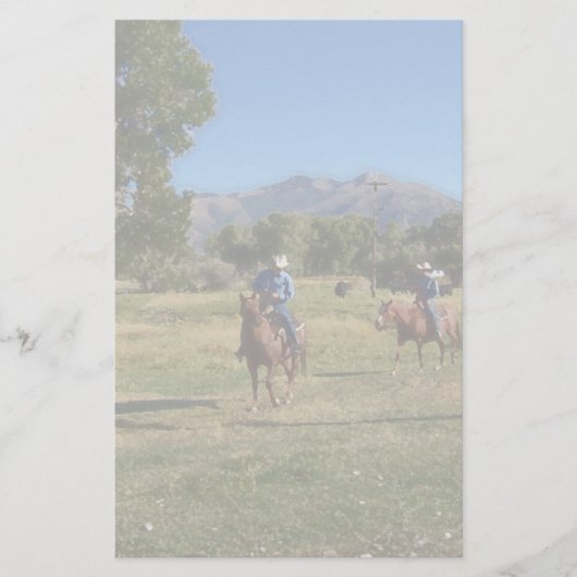Cowboys Briefpapier (Voorkant)