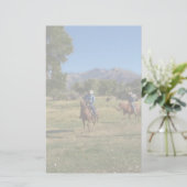 Cowboys Briefpapier (Staand voorkant)