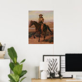  Cowboys, Buffalo Bill on Charlie van Cary Poster (Thuiskantoor)