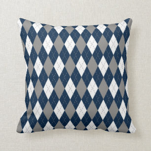 Cowboys Colors Argyle Pattern Kussen
