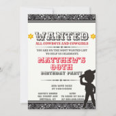 Cowboys & Cowgirls Bandana Invitations de fête d'a (Devant)