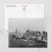 Cowboys die uiteten op het Briefkaart (Voorkant / Achterkant)