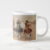 cowboys, een slag voor hout van Remington Jumbo Beker (Rechts)