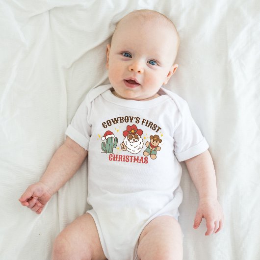 Cowboy's eerste kerst T-shirt
