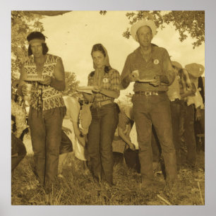 COWBOYS EN INDIËRS POSTER