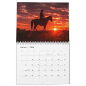Cowboys en zonsondergangen Kalender (Jan 2026)
