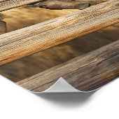 Cowboys op hek poster (Hoek)