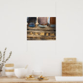 Cowboys op hek poster (Keuken)