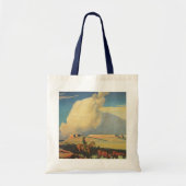  cowboys, open bereik door Maynard Dixon Tote Bag (Voorkant)