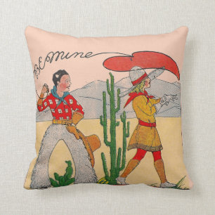 Cowboy's Sweetheart Vintage Kussen