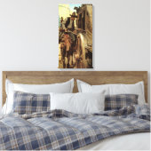 cowboys The Admirable Outlaw by NC Wyeth Canvas Afdruk (Insitu (Slaapkamer))