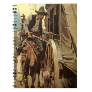  cowboys The Admirable Outlaw by NC Wyeth Notitieboek