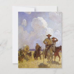 cowboys, The Parkman Outfit by NC Wyeth
