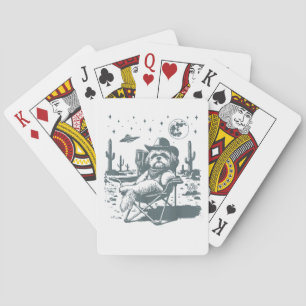 Cowboys UFO Western Pokerkaarten