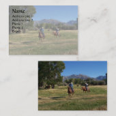 Cowboys Visitekaartje (Voorkant / Achterkant)