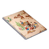 Cowboys - Wallpaper - Wilde West Notitieboek (Rechterzijde)