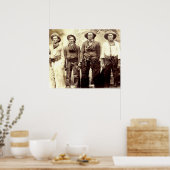 Cowboys Wild West Poster vintage (Cuisine)